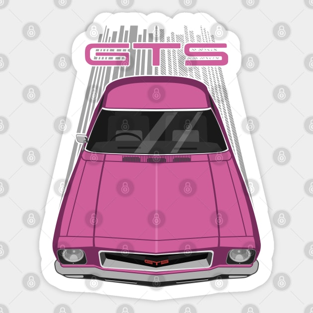 Holden HQ Monaro GTS 350 - Pink Sticker by V8social